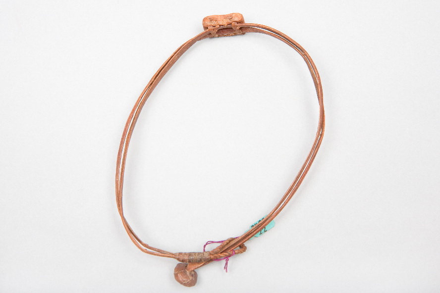 Leather Necklace with Charm