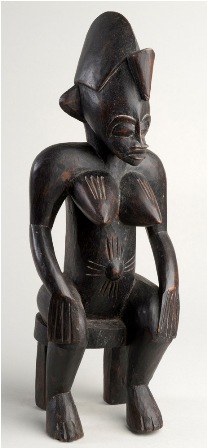 Seated Female Carving