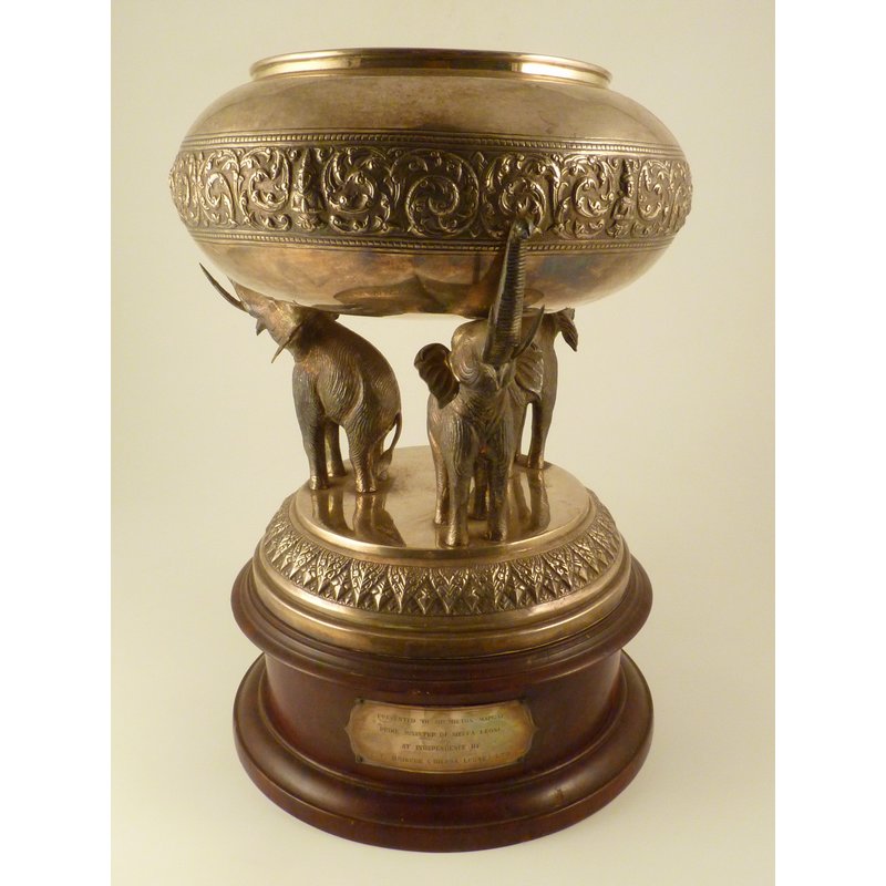 Silver Bowl Presented to Sir Milton Margai